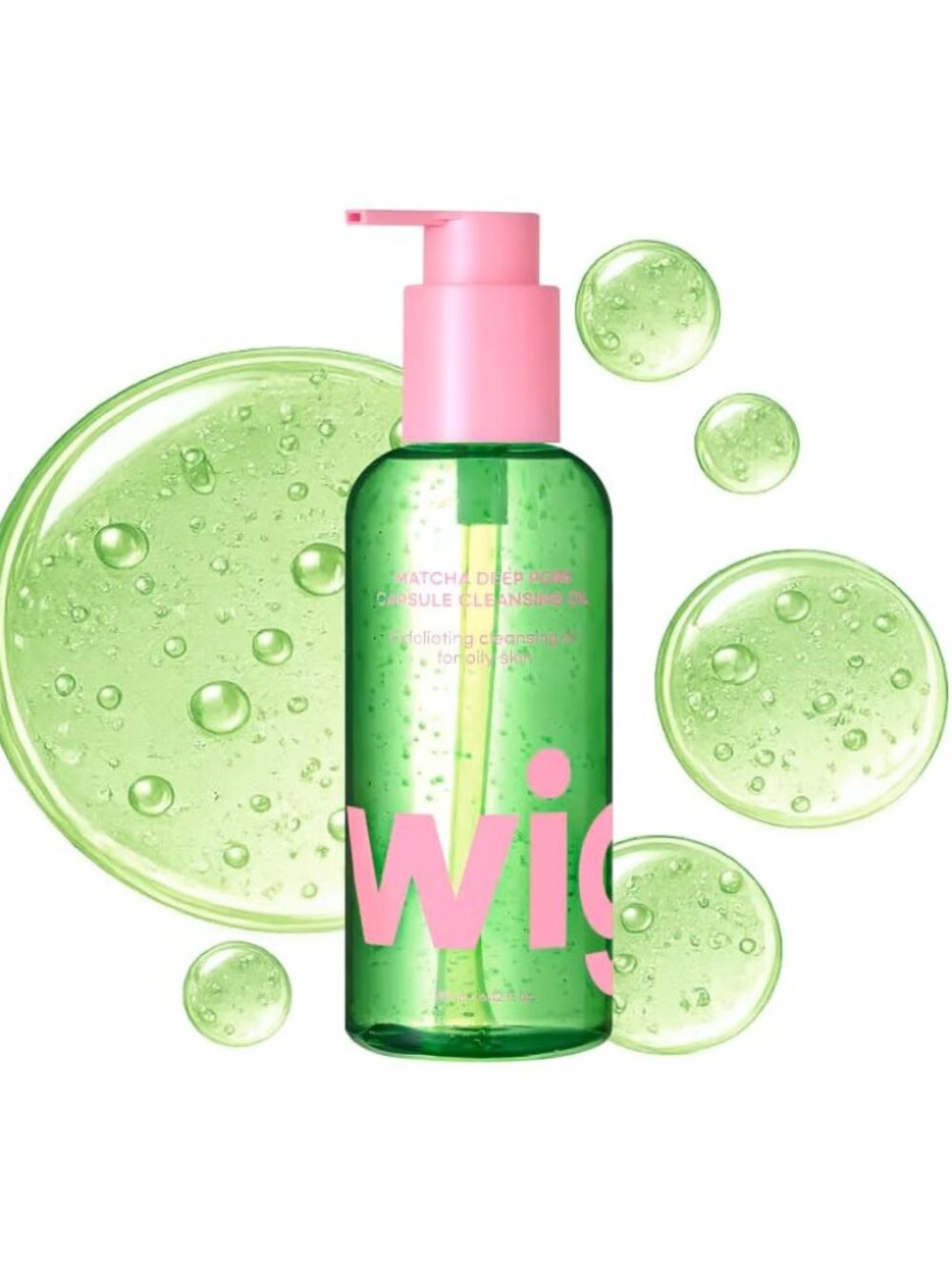 Wiggly Matcha Deep Pore Capsule Cleansing Oil